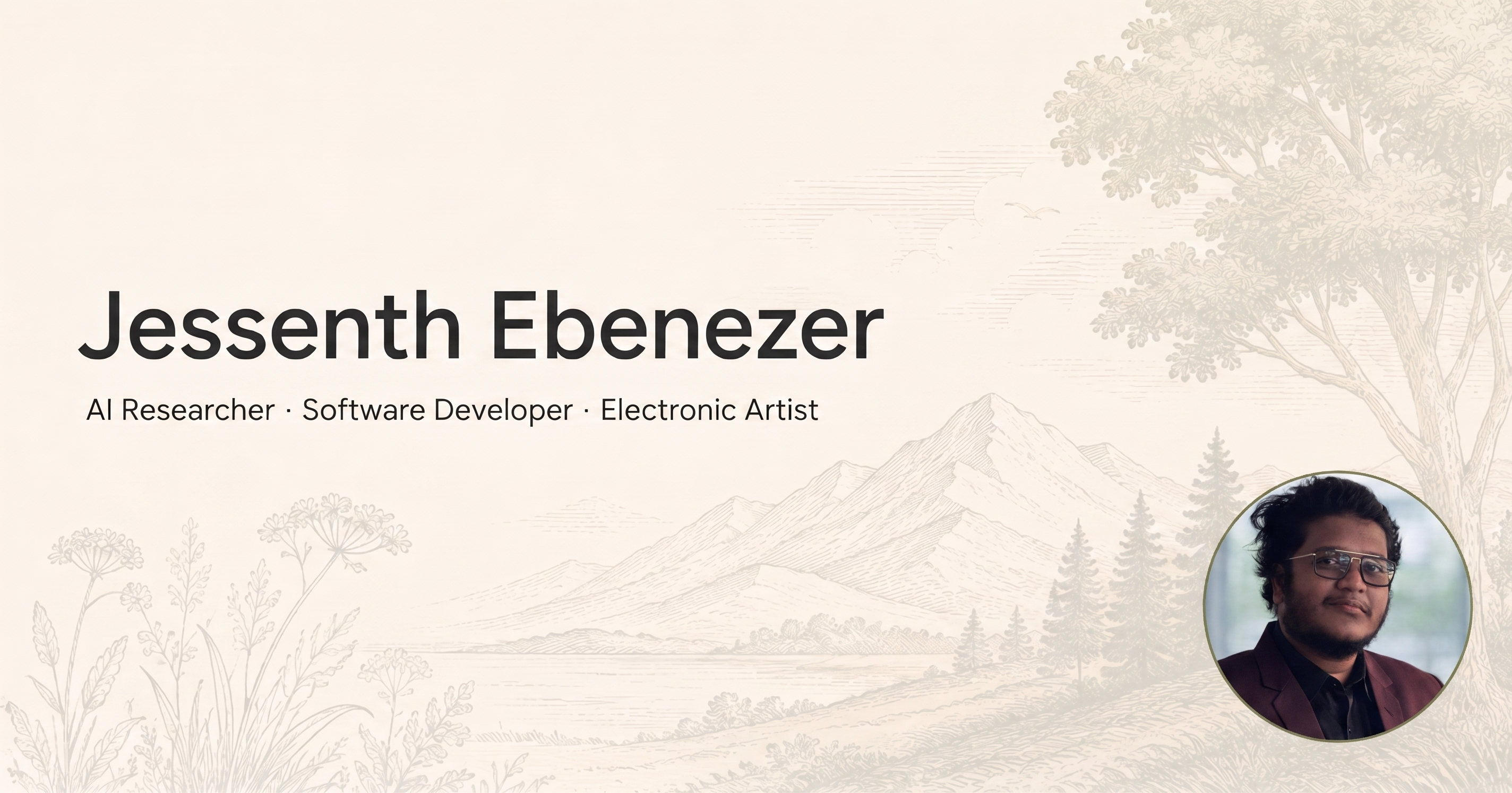 Jessenth Ebenezer - Computer Scientist & Developer